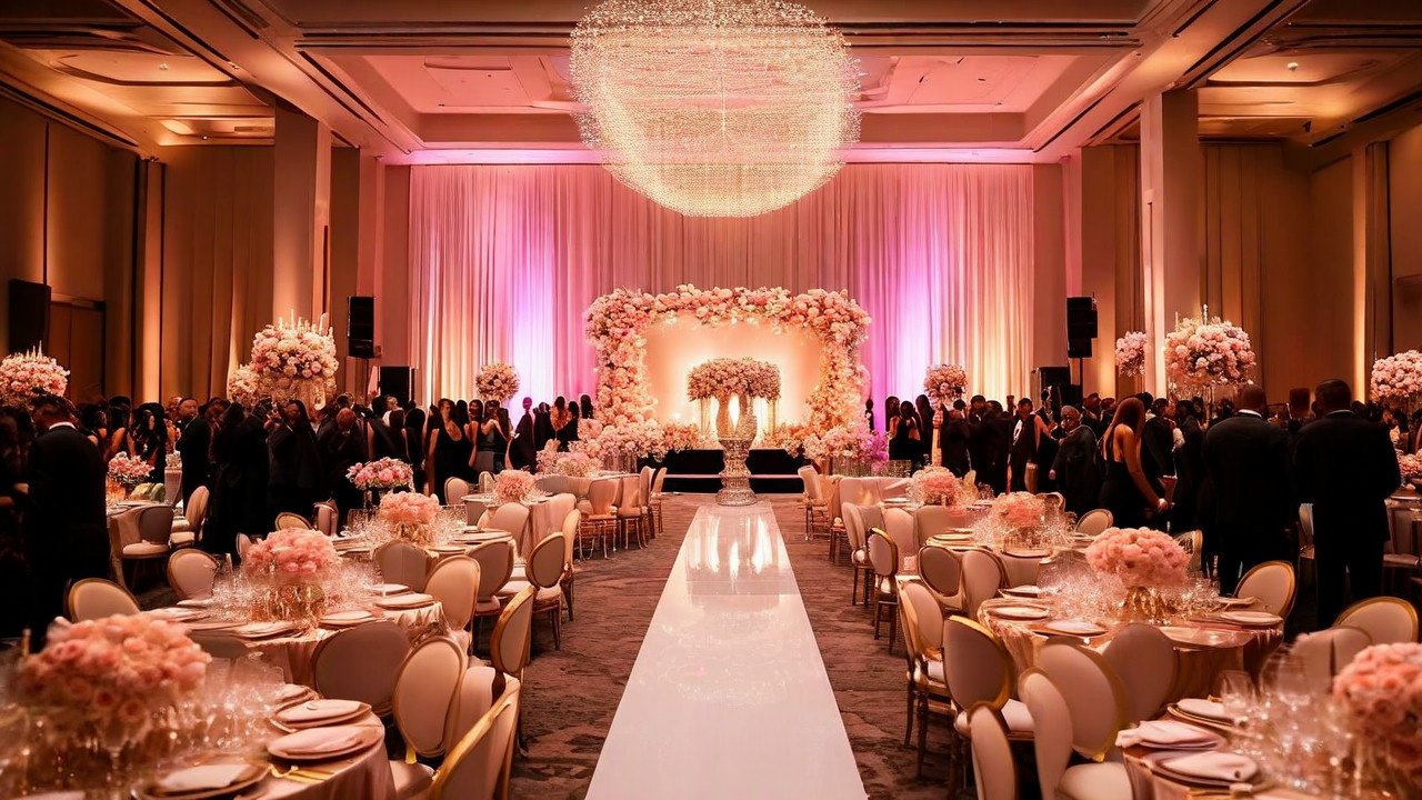 Grand wedding reception