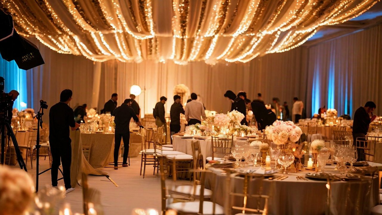 Luxury event setup